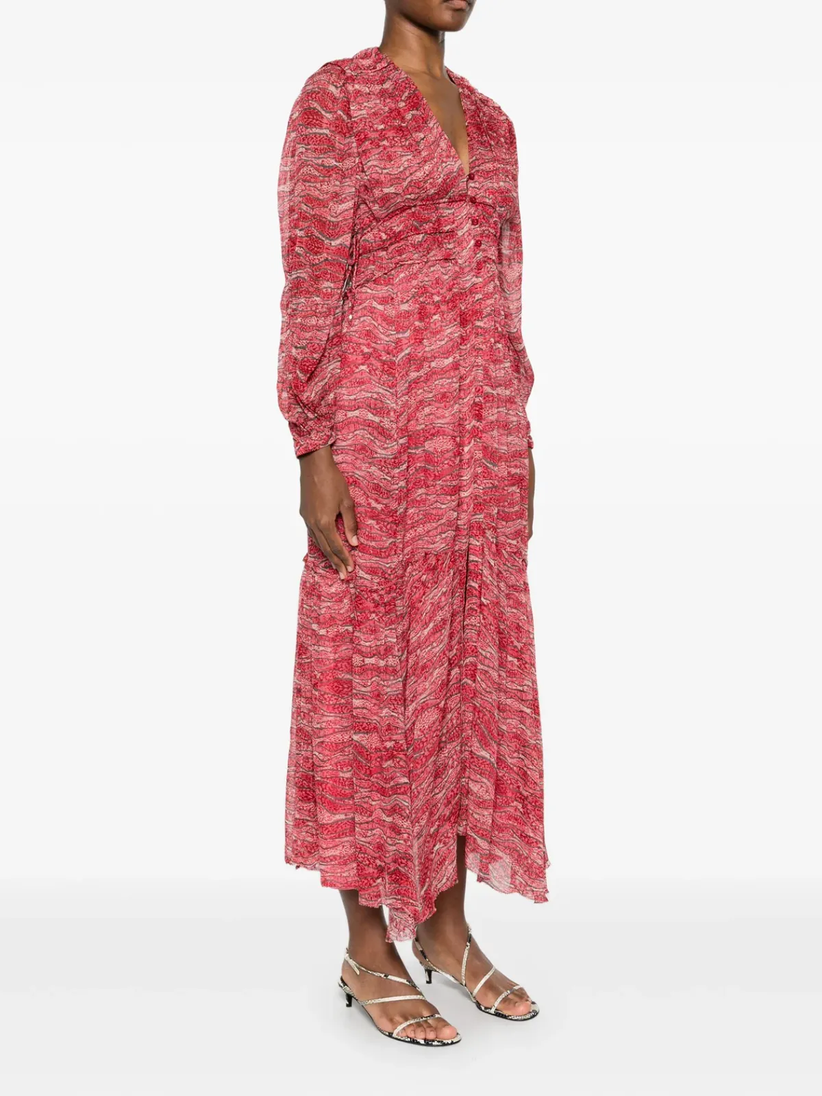 Marant Etoile IM Amara Dress in Red
