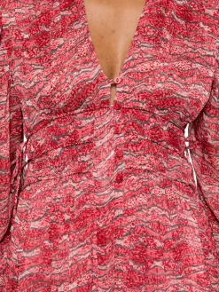 Marant Etoile IM Amara Dress in Red