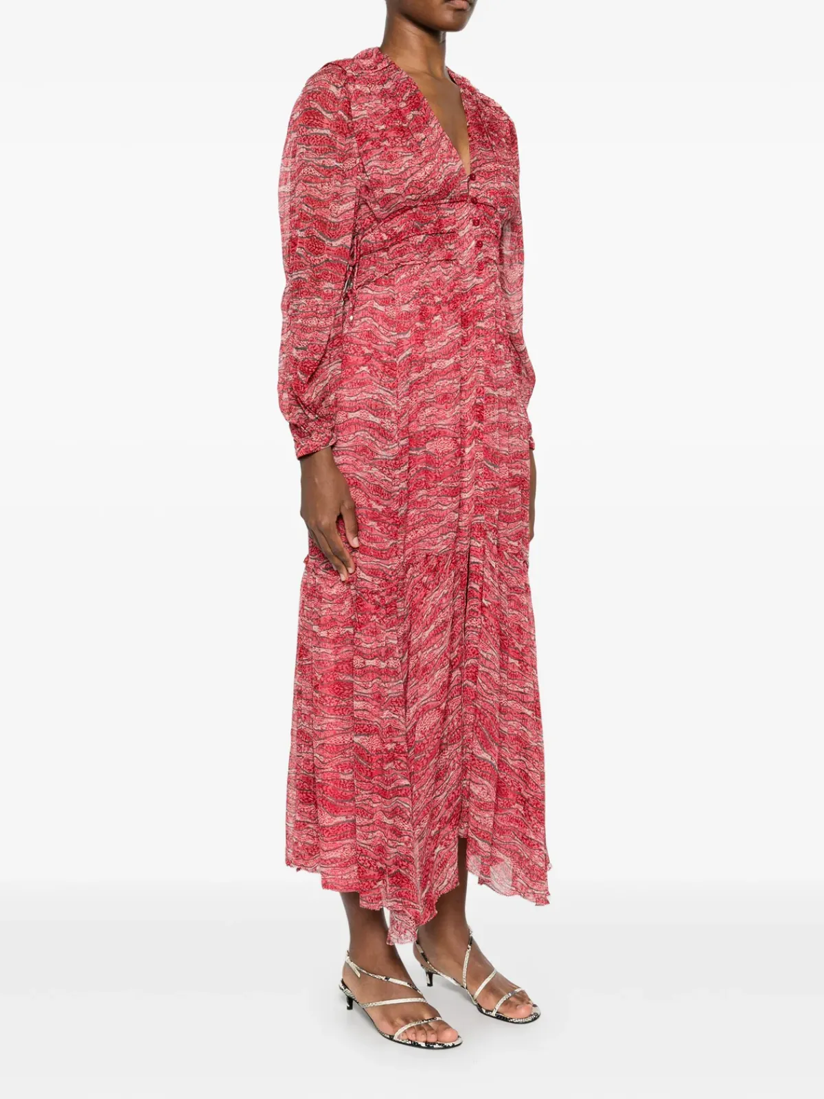 Marant Etoile IM Amara Dress in Red