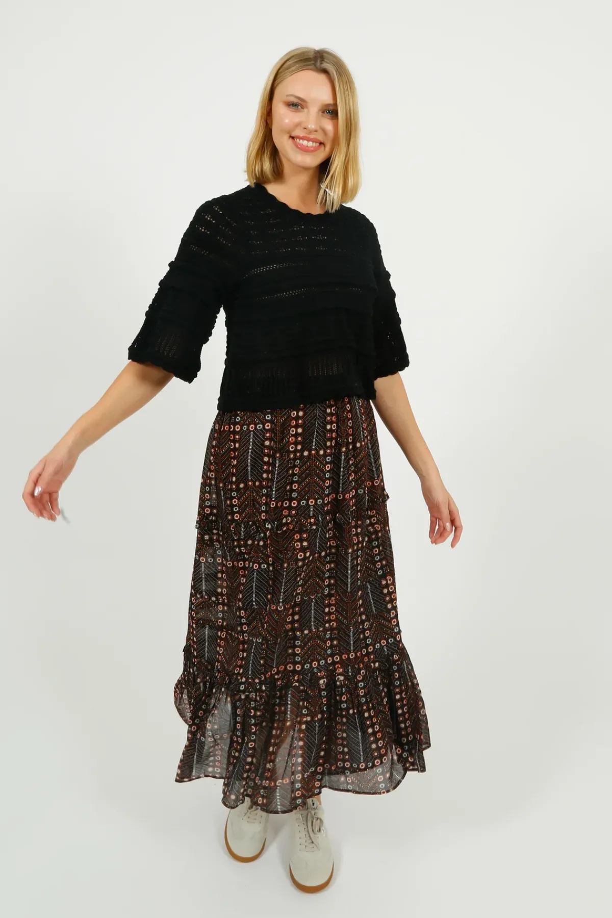 Marant Etoile IM Diya Skirts in Faded Black