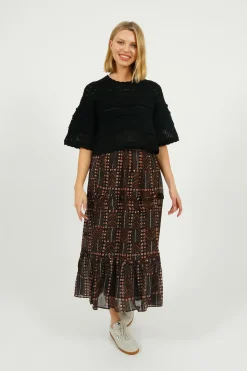 Marant Etoile IM Diya Skirts in Faded Black