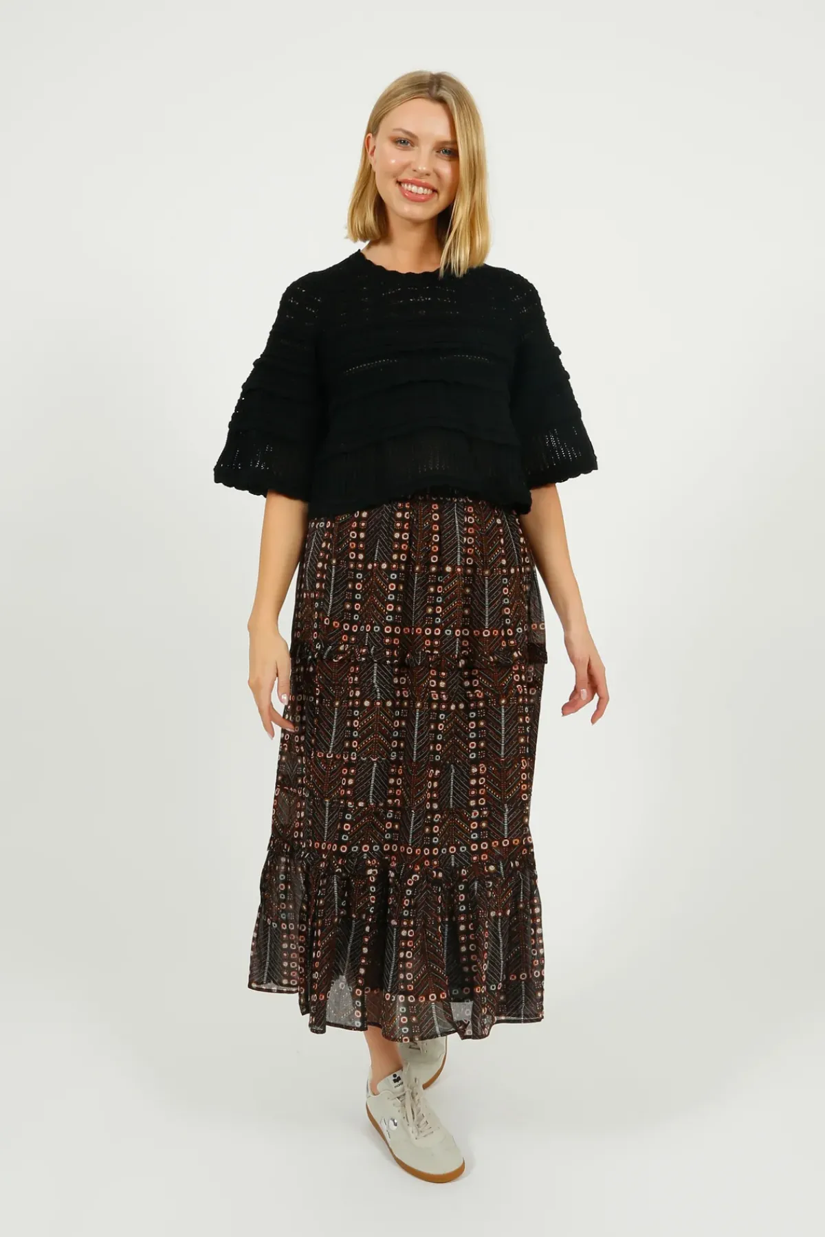 Marant Etoile IM Diya Skirts in Faded Black