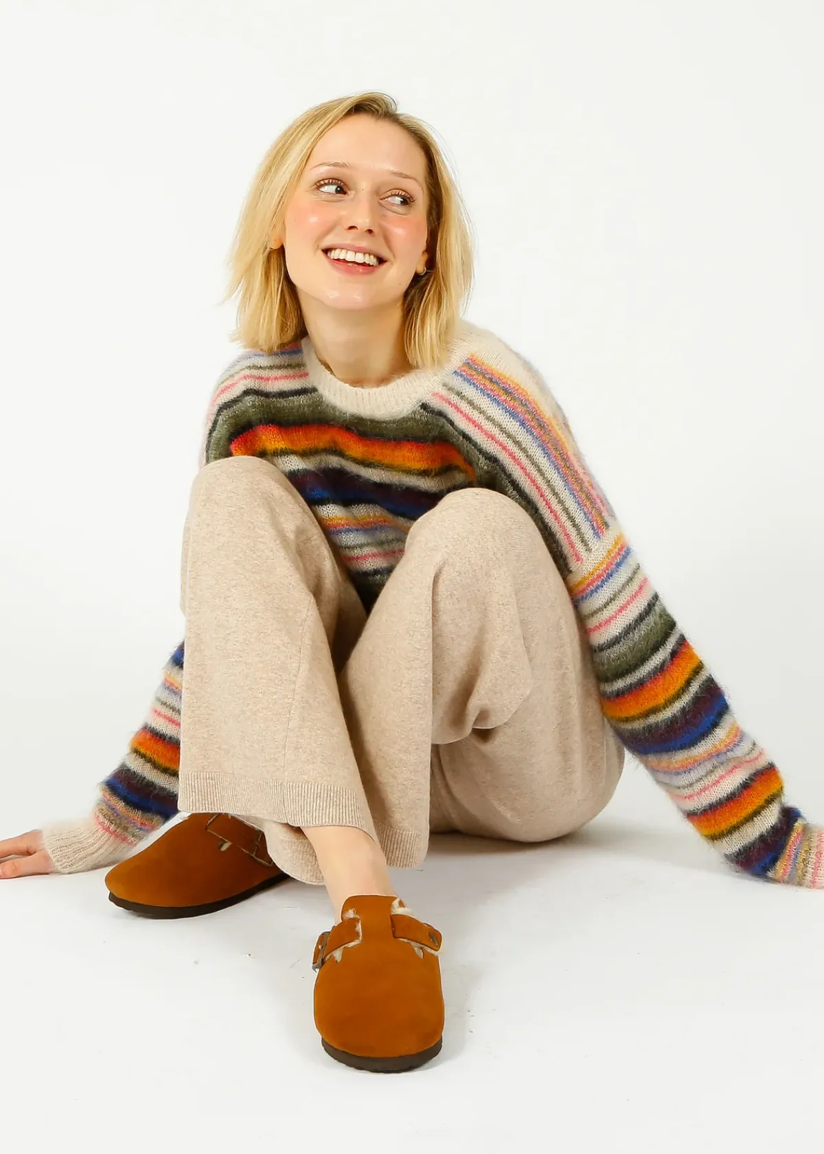 Marant Etoile IM Drussel Knit in Multi Stripe