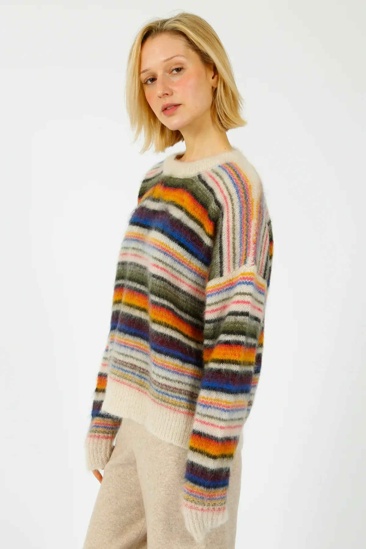 Marant Etoile IM Drussel Knit in Multi Stripe
