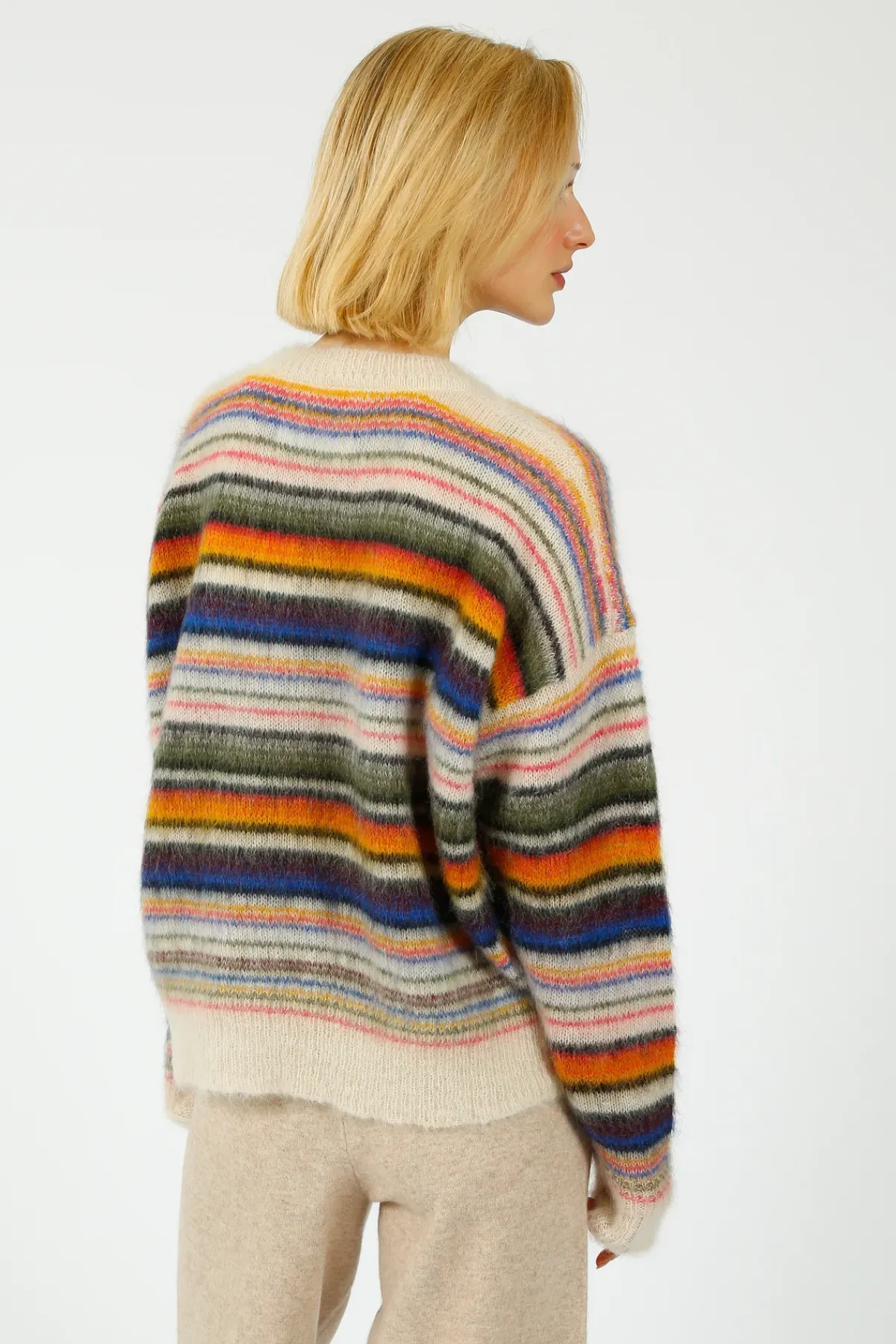 Marant Etoile IM Drussel Knit in Multi Stripe