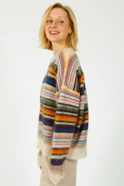 Marant Etoile IM Drussel Knit in Multi Stripe