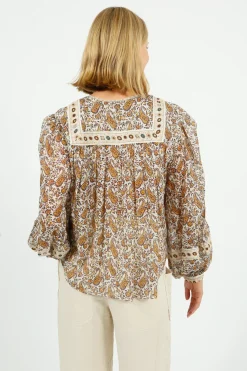Marant Etoile IM Gayle Blouse in Ecru