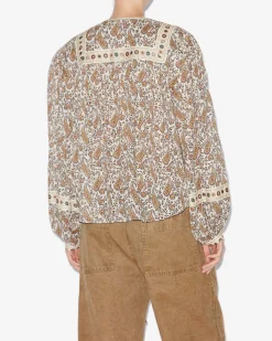 Marant Etoile IM Gayle Blouse in Ecru