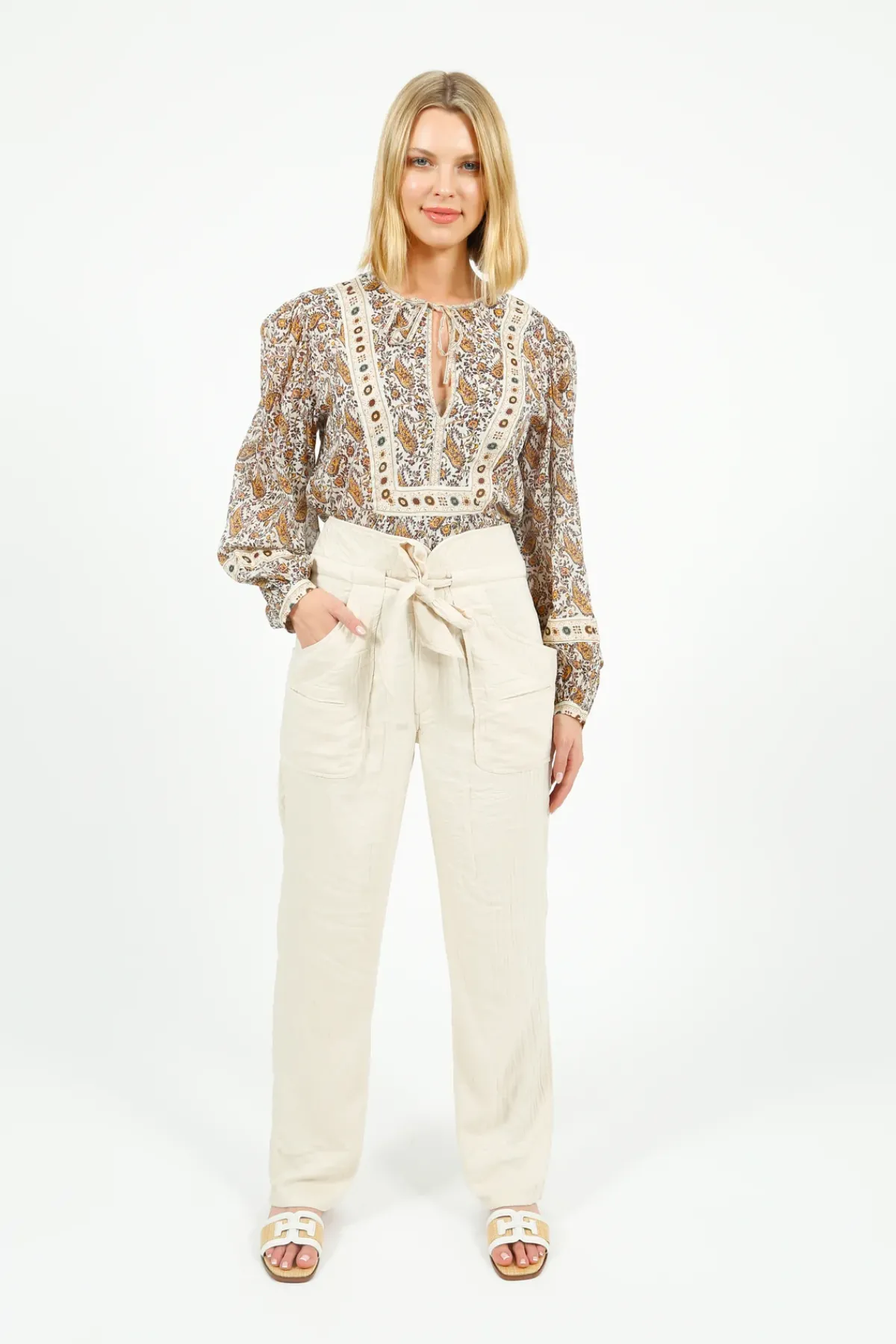 Marant Etoile IM Gayle Blouse in Ecru