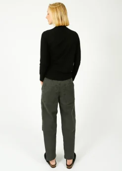 Marant Etoile IM Kelyane Trouser in Faded Black
