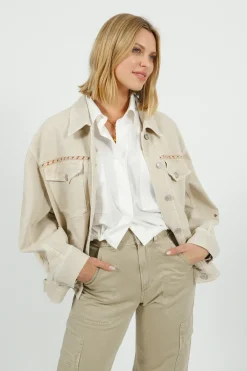 Marant Etoile IM Manona Jacket in Ecru