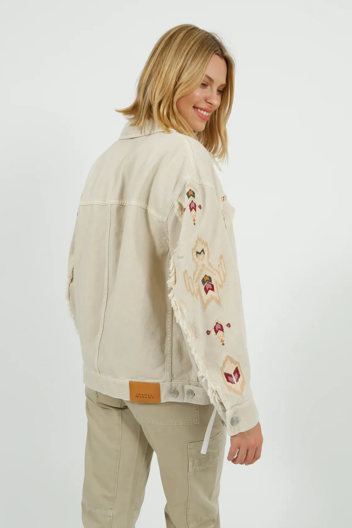 Marant Etoile IM Manona Jacket in Ecru