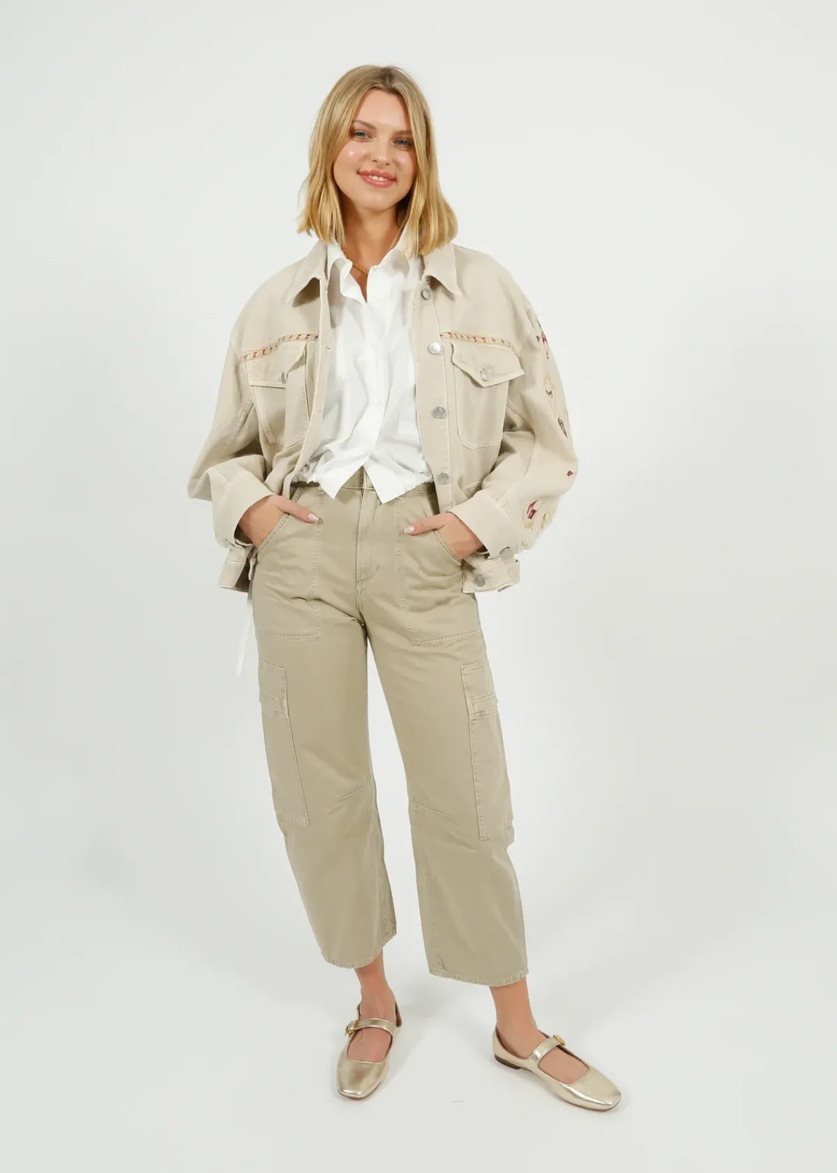 Marant Etoile IM Manona Jacket in Ecru