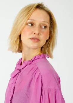 Marant Etoile IM Pamias Blouse in Pink Lavender