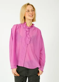 Marant Etoile IM Pamias Blouse in Pink Lavender