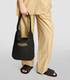 Isabel Marant IM Praia Small Shoulder Bag in Black