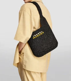Isabel Marant IM Praia Small Shoulder Bag in Black