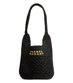 Isabel Marant IM Praia Small Shoulder Bag in Black