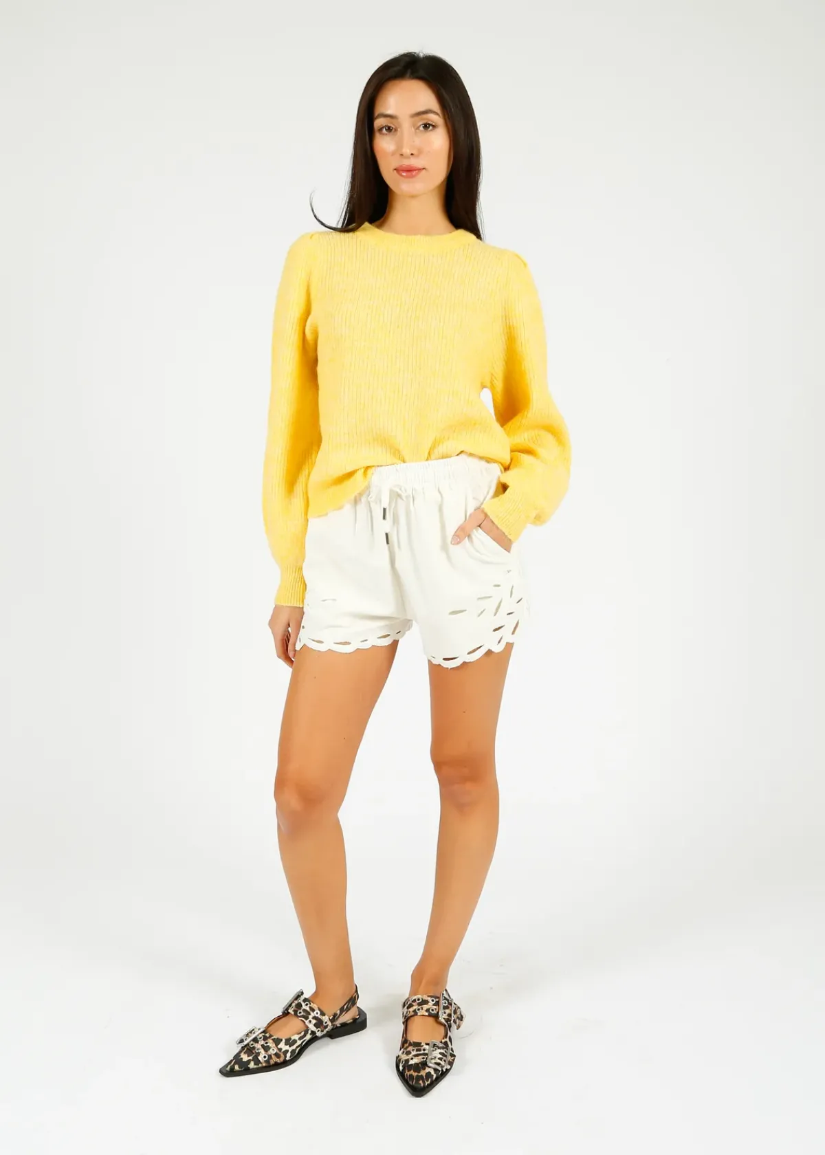 Marant Etoile IM Safa Shorts in White