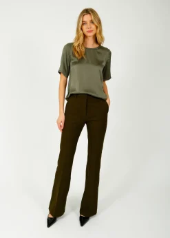 Joseph Tafira Pant in Hass Avocado