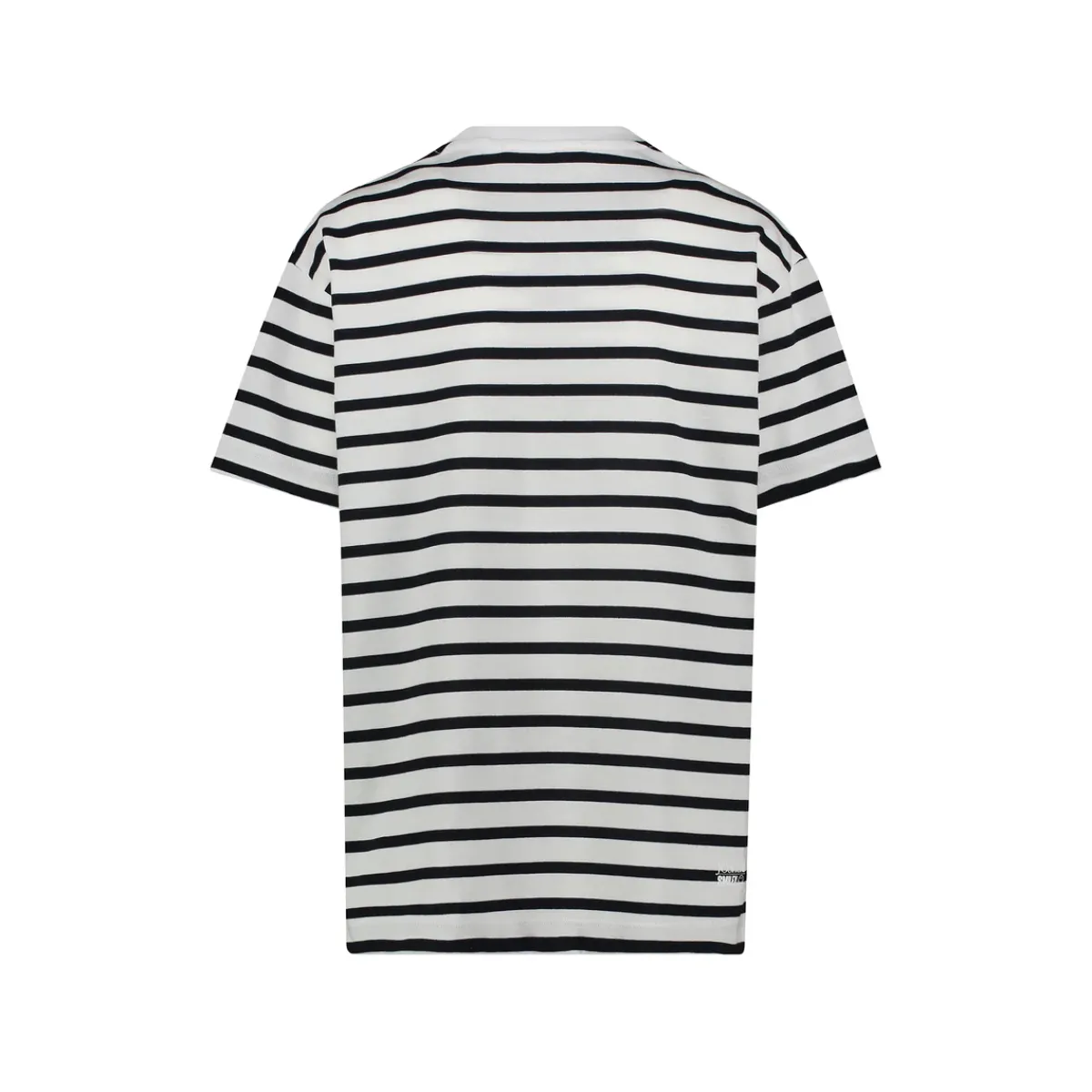 Joshua Saunders JS Striped ISMILEYOU Tee in Blue