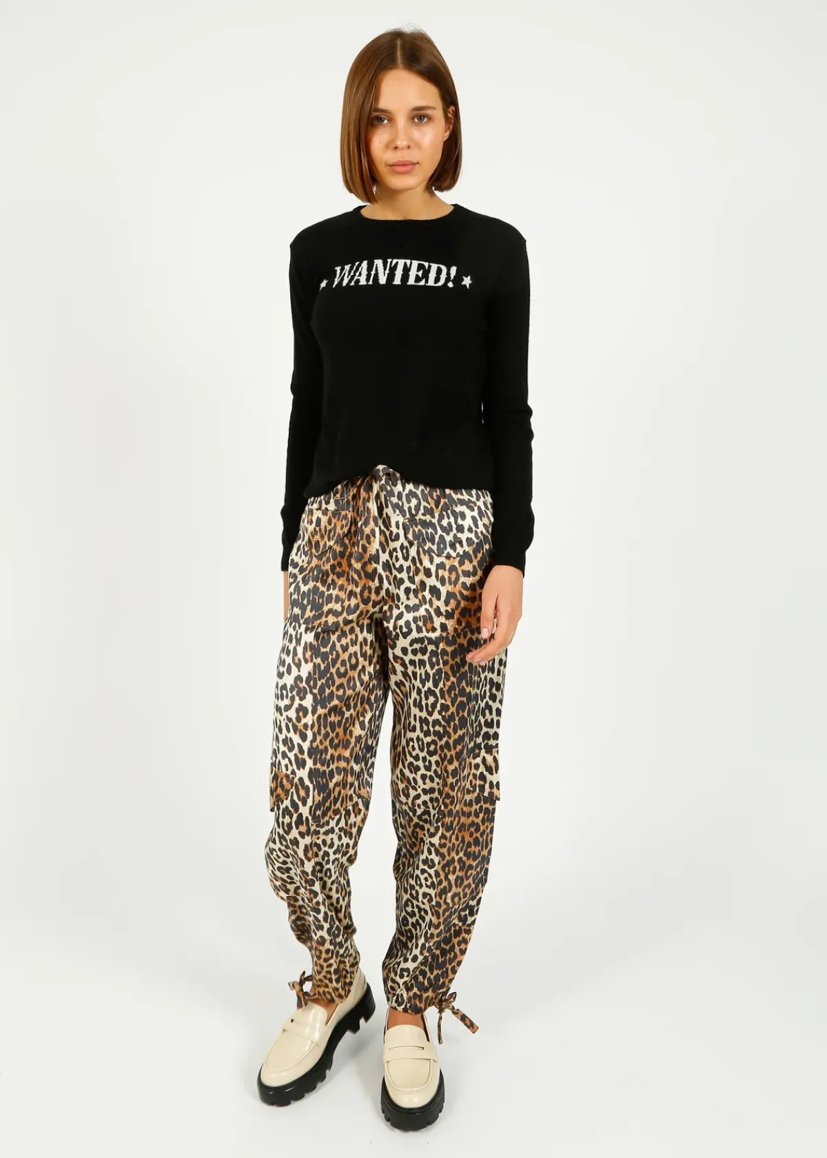 Jumper 1234 JU Wanted Crew in Black