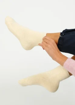 Le Bon Shoppe LBS Cloud Socks in Ecru