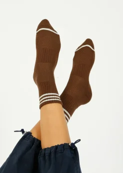 Le Bon Shoppe LBS Girlfriend Socks in Mahogany