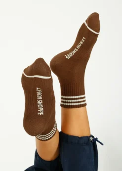 Le Bon Shoppe LBS Girlfriend Socks in Mahogany