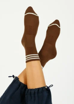 Le Bon Shoppe LBS Girlfriend Socks in Mahogany