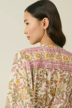 Louise Misha LM Jeanne Shirt in Cream Mimosa Spring