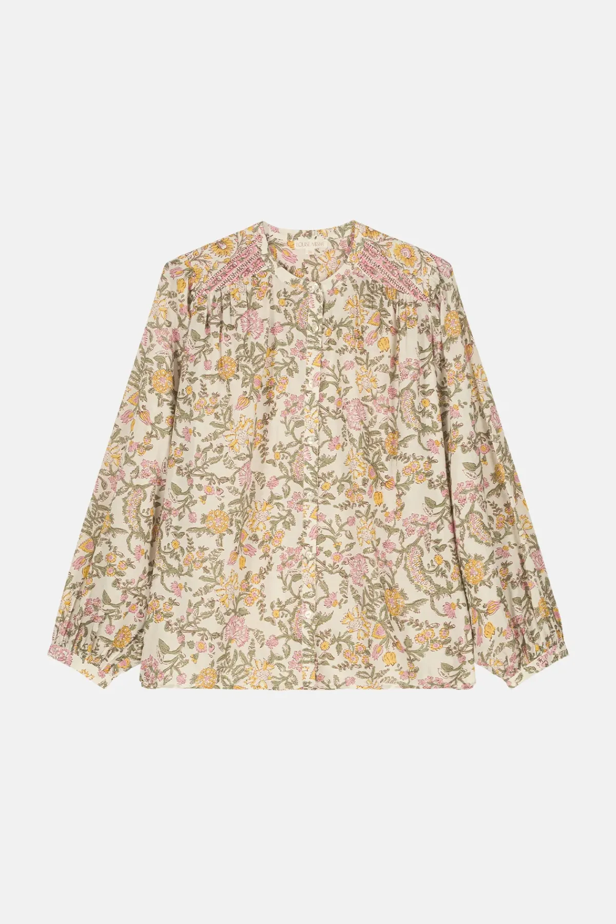 Louise Misha LM Jeanne Shirt in Cream Mimosa Spring