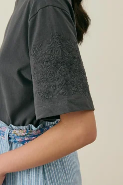 Louise Misha LM Lauriane Tee in Charcoal