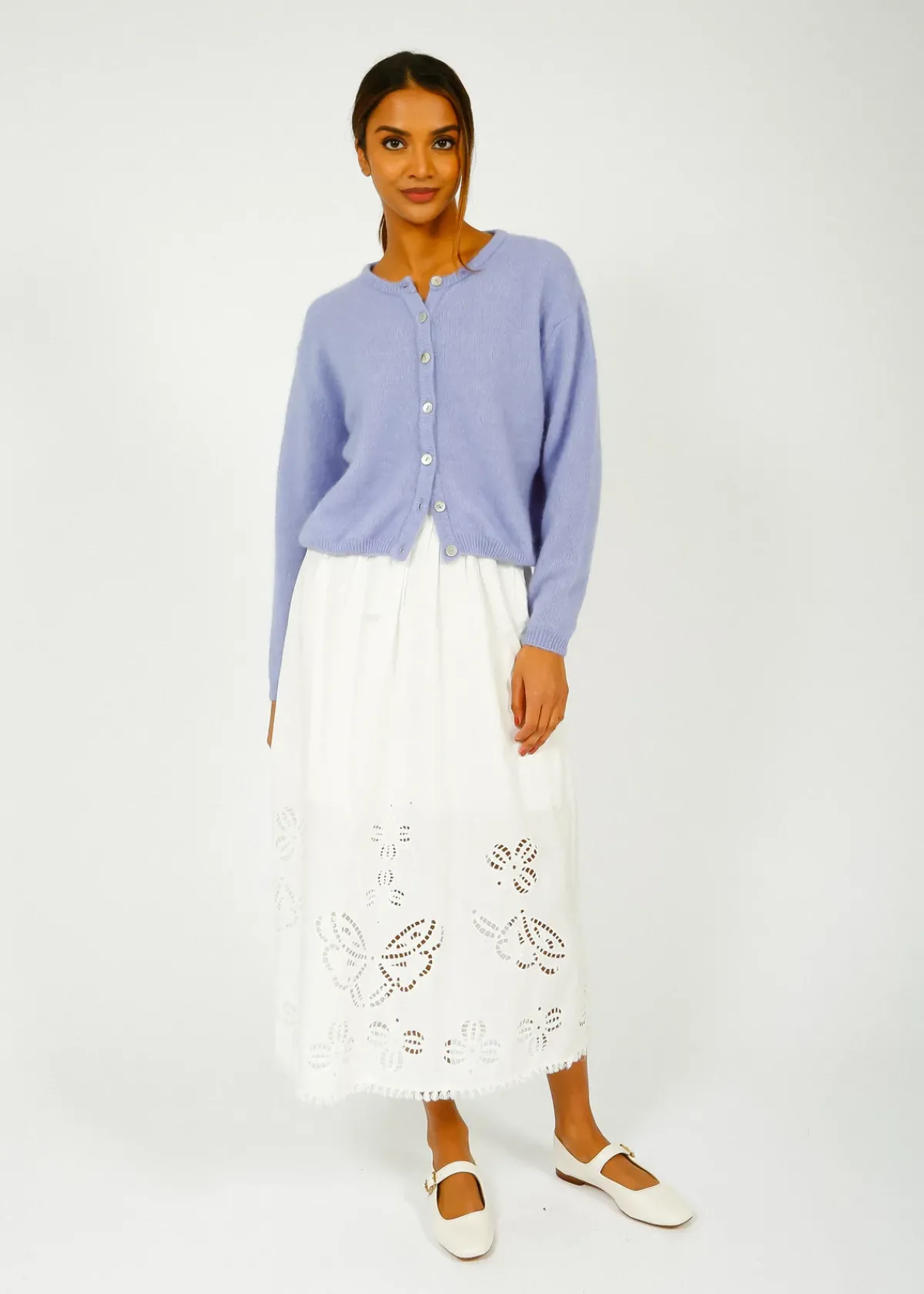 Louise Misha LM Paola Skirt in White