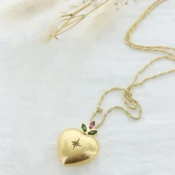 Leticia Ponti LP SA185 Heart Medallion on Chain