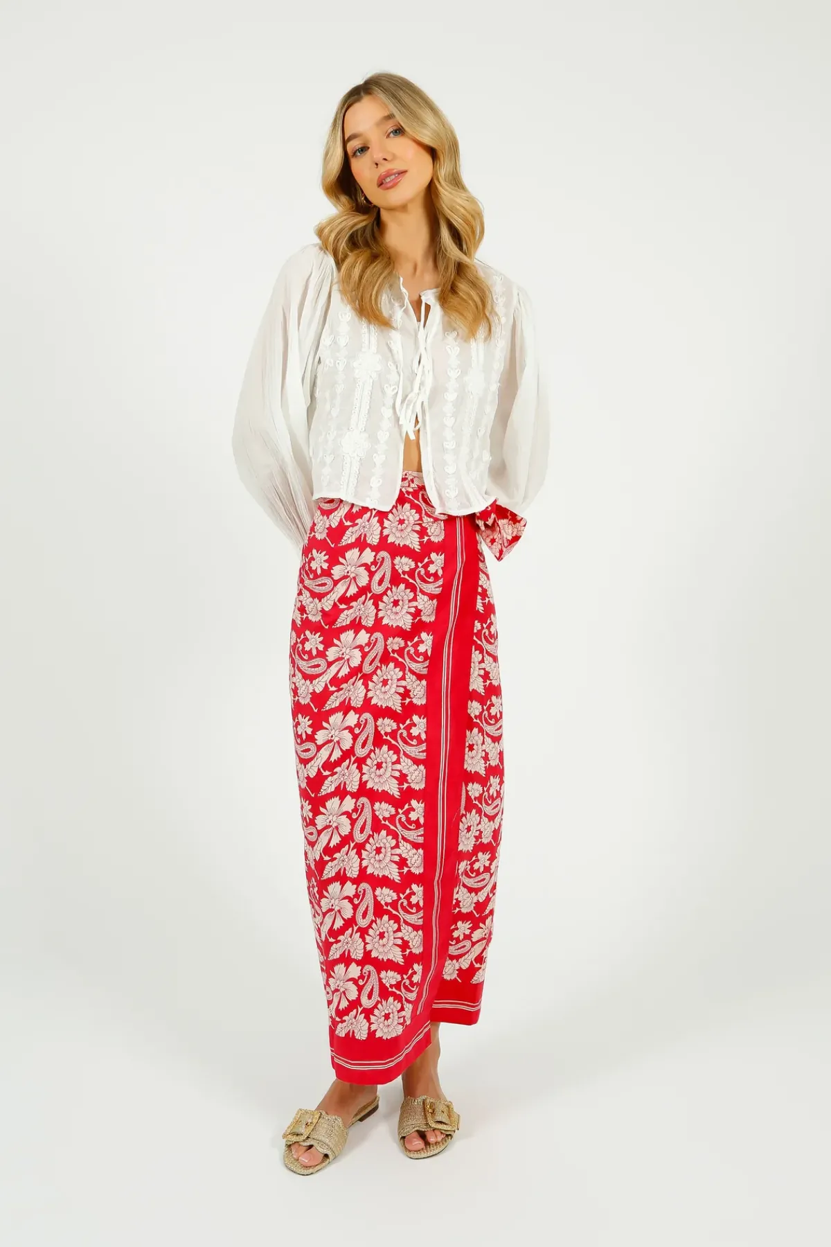 Maison Hotel MAISON H Marina Skirt in Tabasco