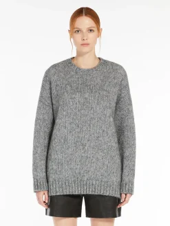 Weekend MaxMara MM Antony Lurex Knit in Silver