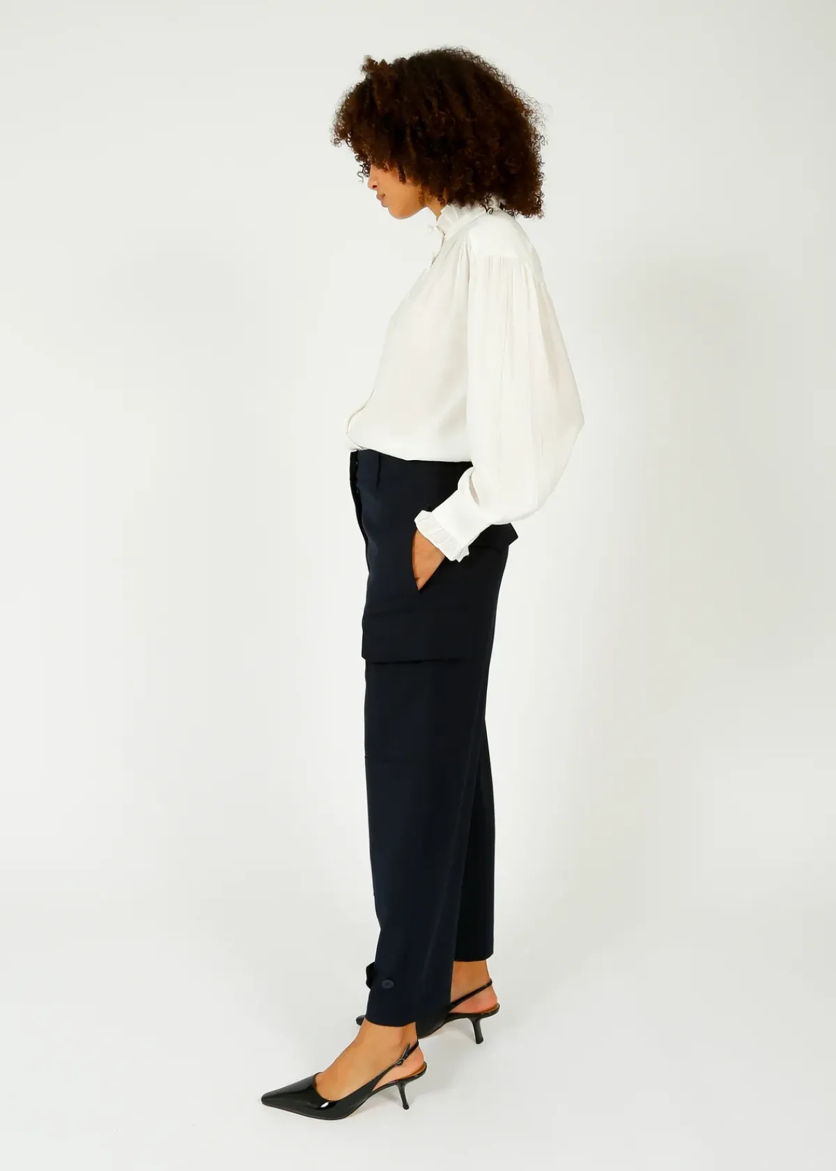 Weekend MaxMara MM Boris Trousers in Navy