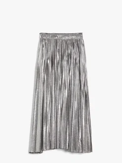 Weekend MaxMara MM Gamma Skirt in Silver