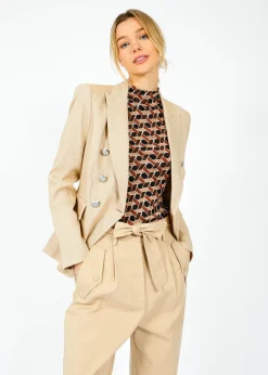 Weekend MaxMara MM Occhio Trousers in Sand