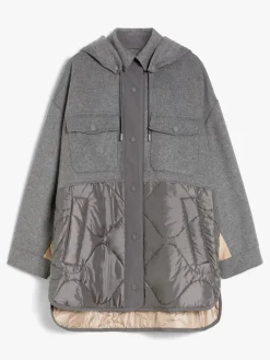Weekend MaxMara MM Ossola Quited Jacket in Medium Grey