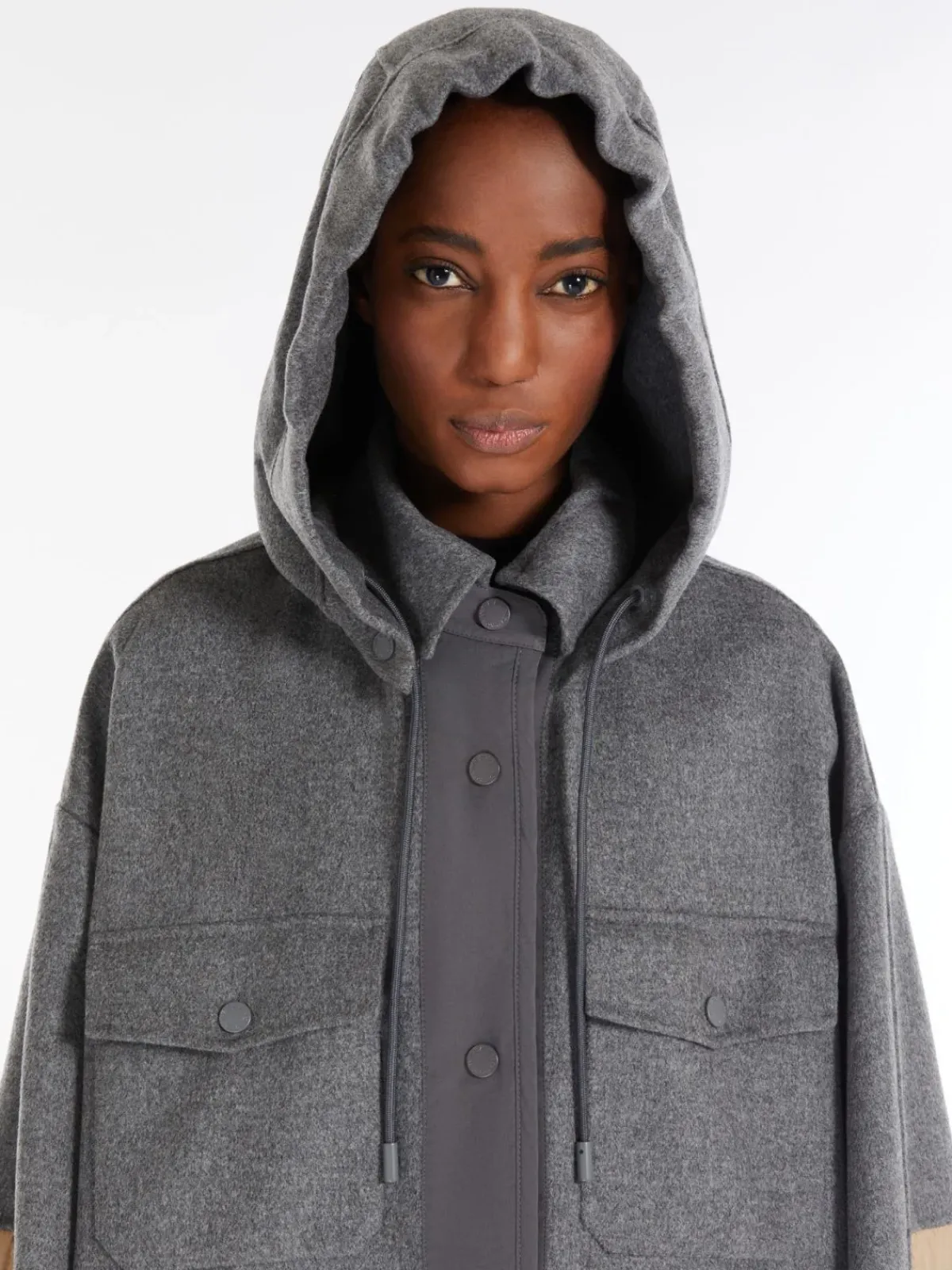 Weekend MaxMara MM Ossola Quited Jacket in Medium Grey