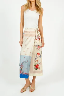 Weekend MaxMara MM Peggi Printed Skirt in Ivory