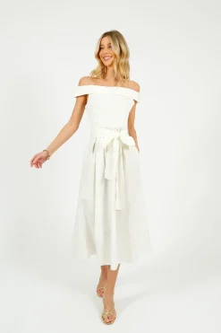 Weekend MaxMara MM Prosit Dress in White