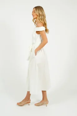 Weekend MaxMara MM Prosit Dress in White