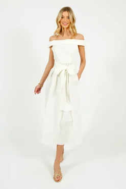 Weekend MaxMara MM Prosit Dress in White