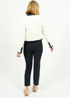 Weekend MaxMara MM Rana Trousers in Navy