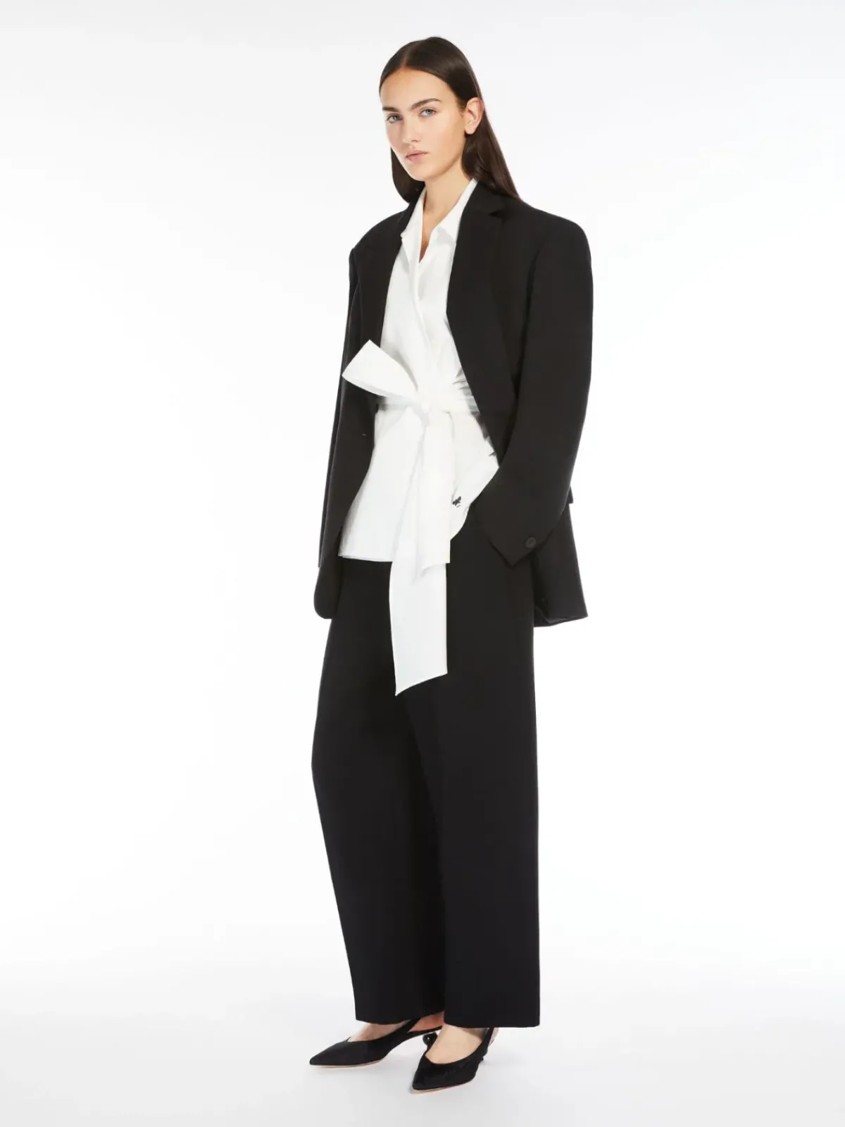 Weekend MaxMara MM Ronchi Trousers in Black