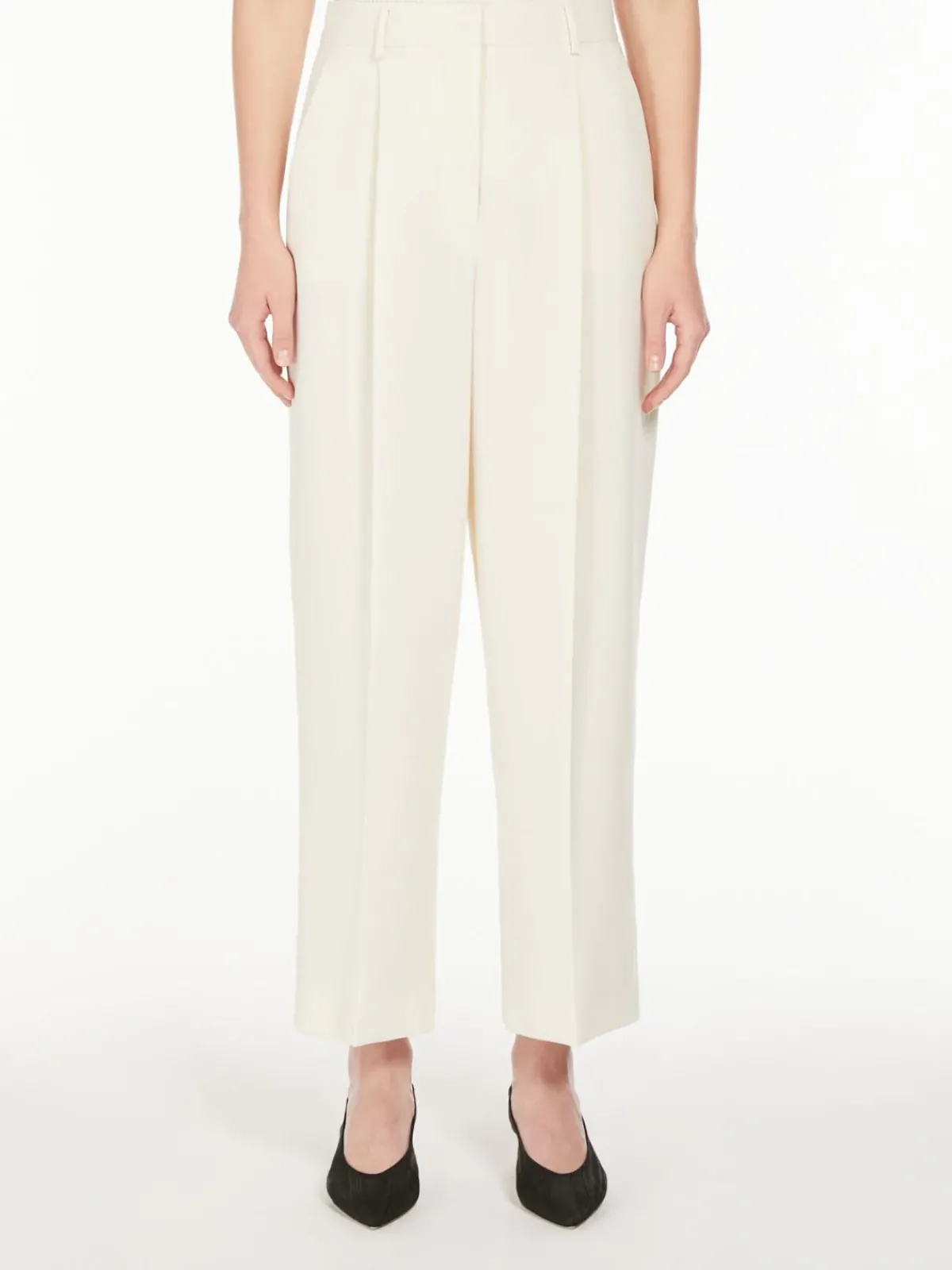 Weekend MaxMara MM Ronchi Trousers in Ecru