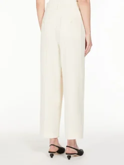 Weekend MaxMara MM Ronchi Trousers in Ecru